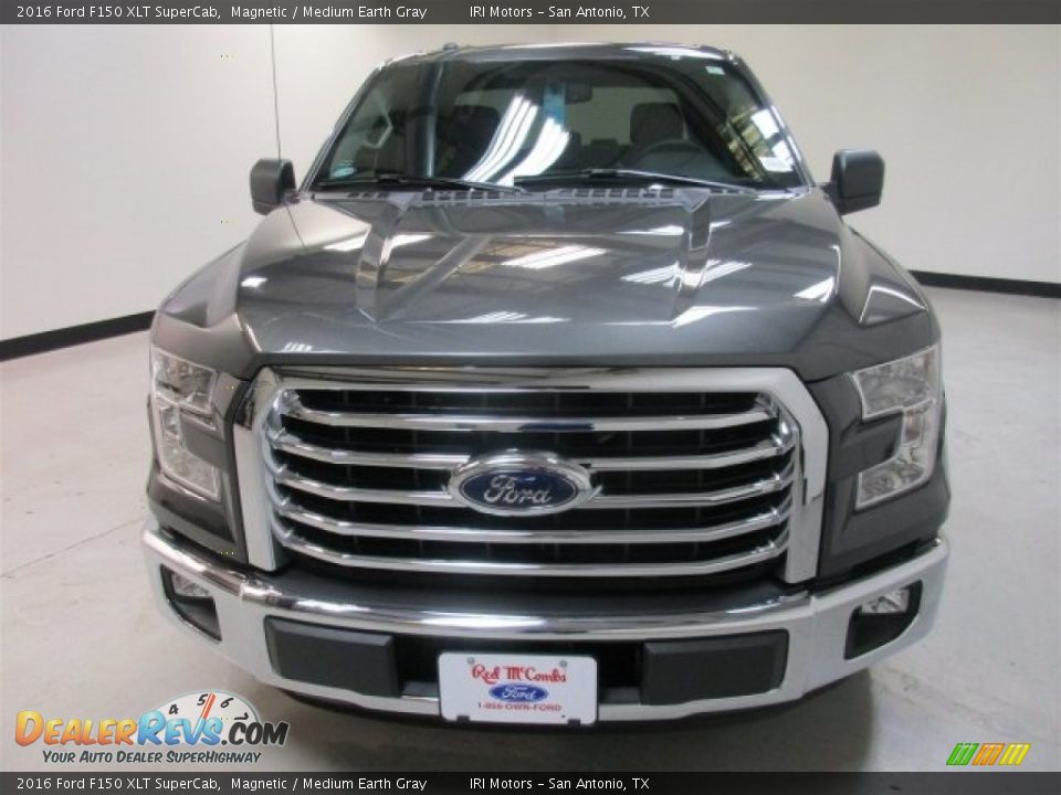 2016 Ford F150 XLT SuperCab Magnetic / Medium Earth Gray Photo #2