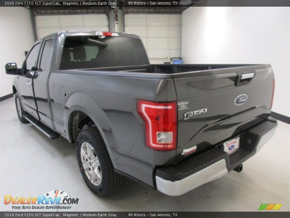 2016 Ford F150 XLT SuperCab Magnetic / Medium Earth Gray Photo #5