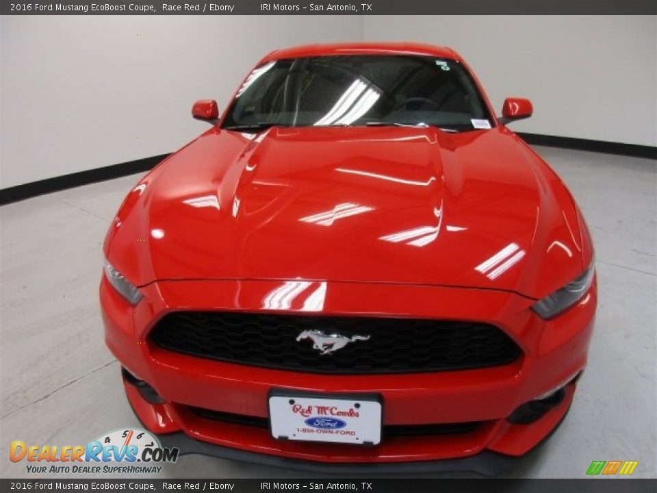 2016 Ford Mustang EcoBoost Coupe Race Red / Ebony Photo #2