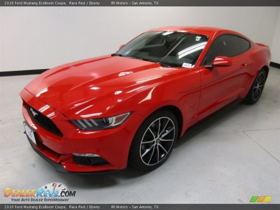 2016 Ford Mustang EcoBoost Coupe Race Red / Ebony Photo #3
