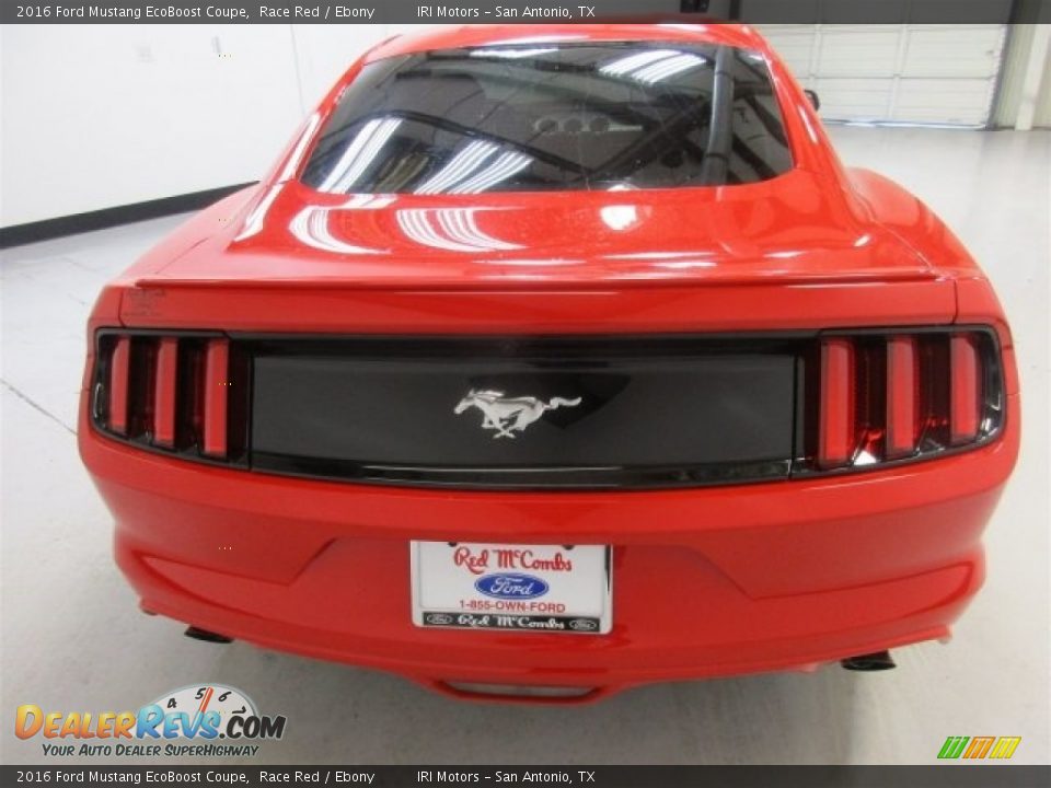 2016 Ford Mustang EcoBoost Coupe Race Red / Ebony Photo #6