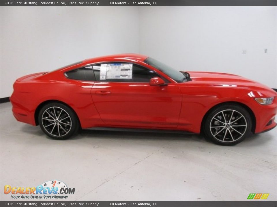 2016 Ford Mustang EcoBoost Coupe Race Red / Ebony Photo #8
