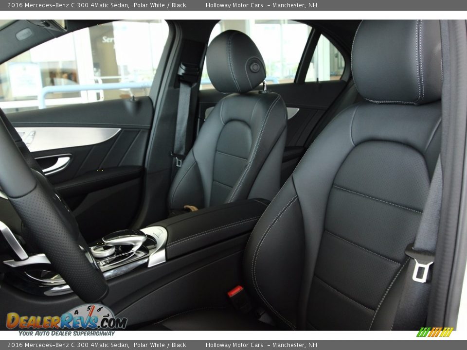 2016 Mercedes-Benz C 300 4Matic Sedan Polar White / Black Photo #6