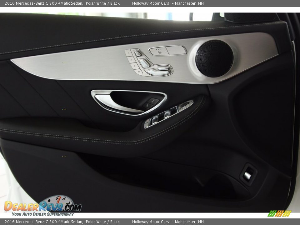 2016 Mercedes-Benz C 300 4Matic Sedan Polar White / Black Photo #10