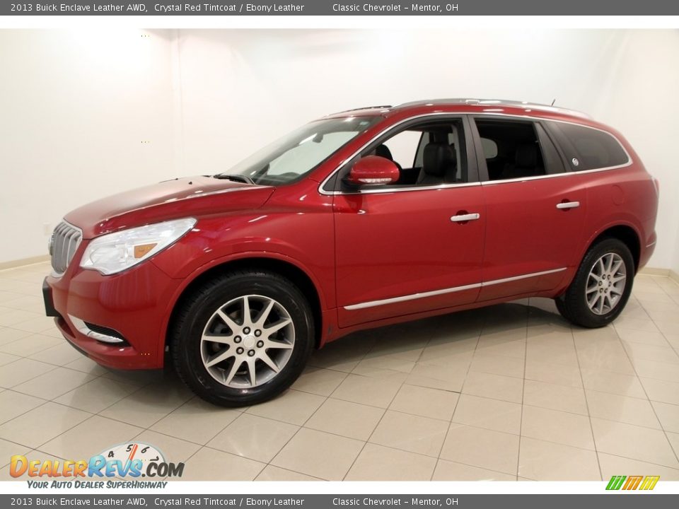 2013 Buick Enclave Leather AWD Crystal Red Tintcoat / Ebony Leather Photo #3