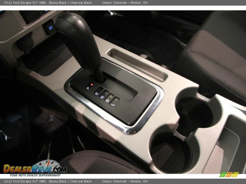 2012 Ford Escape XLT 4WD Ebony Black / Charcoal Black Photo #10