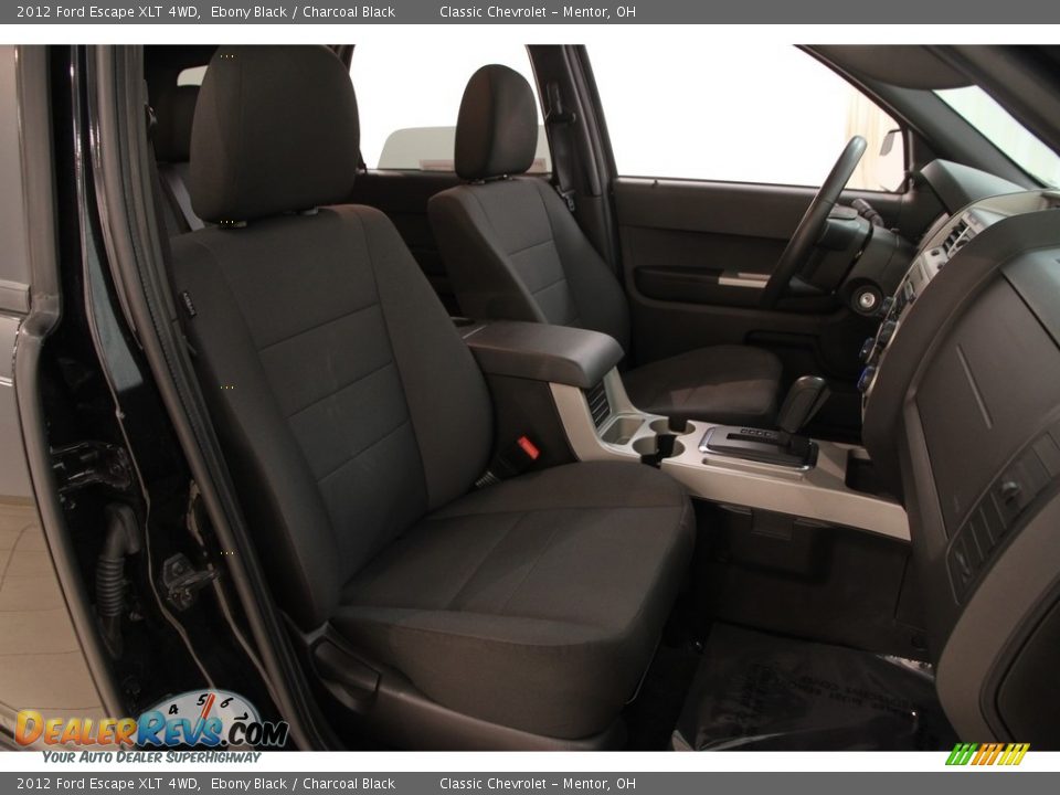 2012 Ford Escape XLT 4WD Ebony Black / Charcoal Black Photo #11