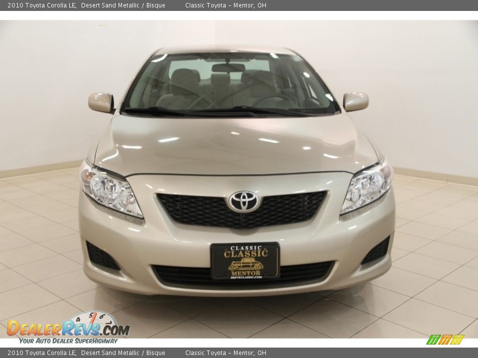 2010 Toyota Corolla LE Desert Sand Metallic / Bisque Photo #2