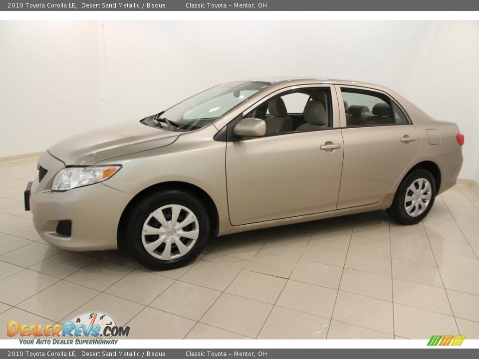 2010 Toyota Corolla LE Desert Sand Metallic / Bisque Photo #3