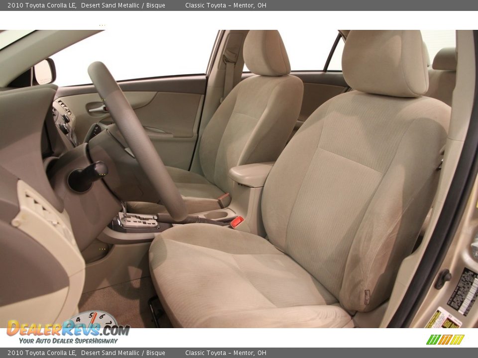 2010 Toyota Corolla LE Desert Sand Metallic / Bisque Photo #5