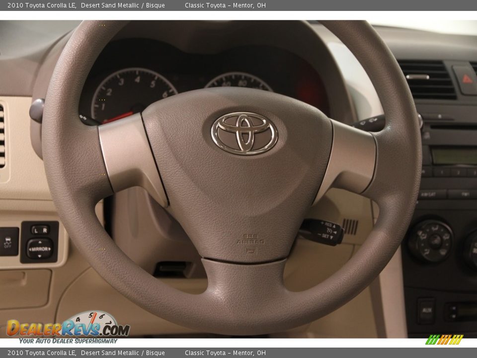 2010 Toyota Corolla LE Desert Sand Metallic / Bisque Photo #6