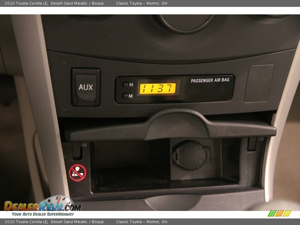2010 Toyota Corolla LE Desert Sand Metallic / Bisque Photo #9