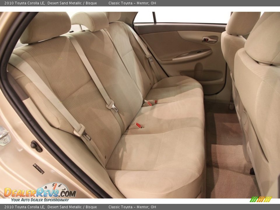 2010 Toyota Corolla LE Desert Sand Metallic / Bisque Photo #12