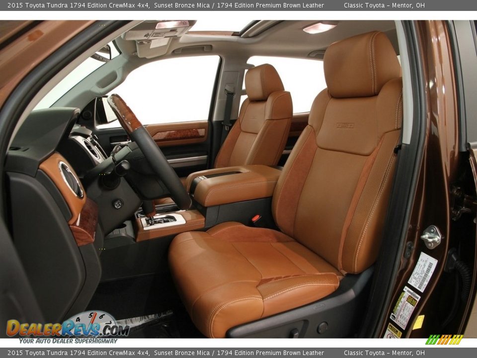 2015 Toyota Tundra 1794 Edition CrewMax 4x4 Sunset Bronze Mica / 1794 Edition Premium Brown Leather Photo #8