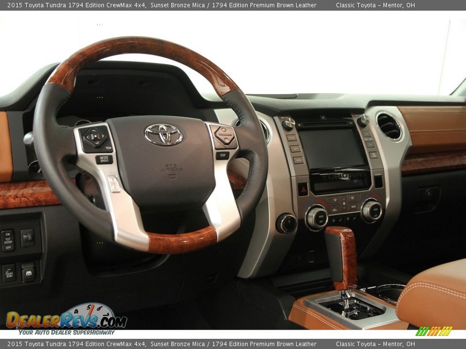 2015 Toyota Tundra 1794 Edition CrewMax 4x4 Sunset Bronze Mica / 1794 Edition Premium Brown Leather Photo #9