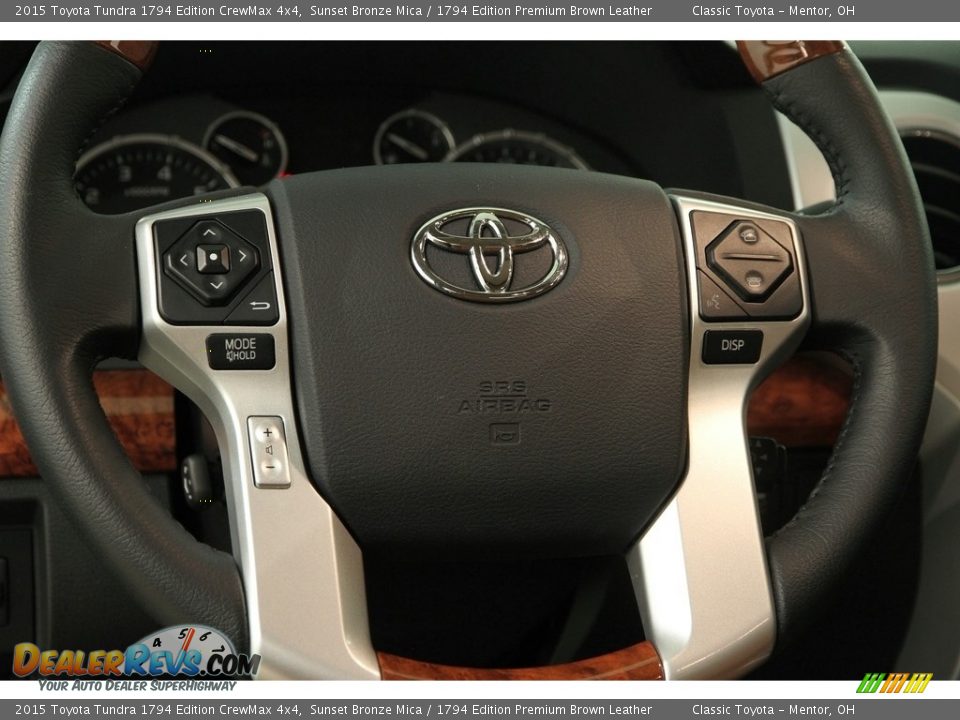 2015 Toyota Tundra 1794 Edition CrewMax 4x4 Sunset Bronze Mica / 1794 Edition Premium Brown Leather Photo #10