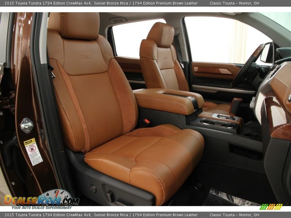 2015 Toyota Tundra 1794 Edition CrewMax 4x4 Sunset Bronze Mica / 1794 Edition Premium Brown Leather Photo #20