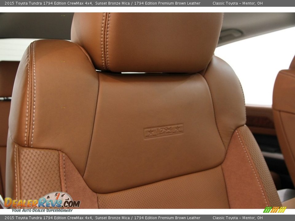2015 Toyota Tundra 1794 Edition CrewMax 4x4 Sunset Bronze Mica / 1794 Edition Premium Brown Leather Photo #21