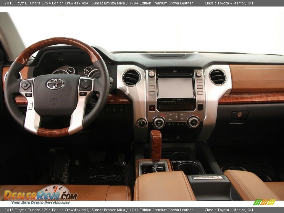 2015 Toyota Tundra 1794 Edition CrewMax 4x4 Sunset Bronze Mica / 1794 Edition Premium Brown Leather Photo #27