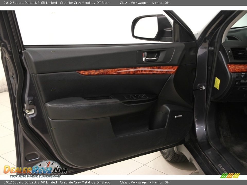 2012 Subaru Outback 3.6R Limited Graphite Gray Metallic / Off Black Photo #4