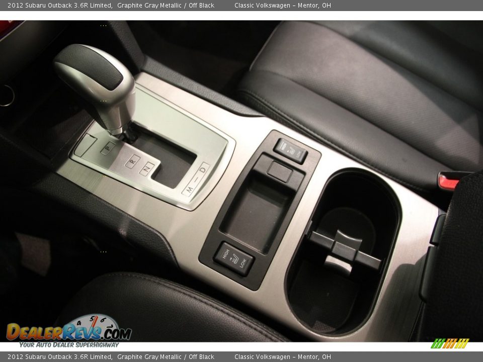 2012 Subaru Outback 3.6R Limited Graphite Gray Metallic / Off Black Photo #14