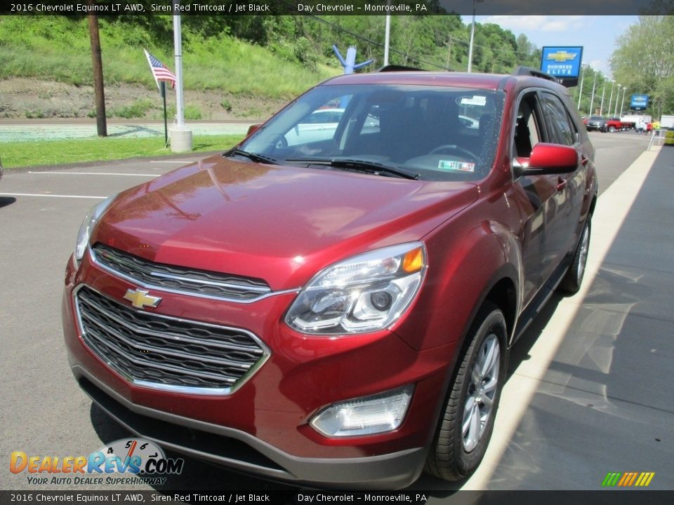 2016 Chevrolet Equinox LT AWD Siren Red Tintcoat / Jet Black Photo #8