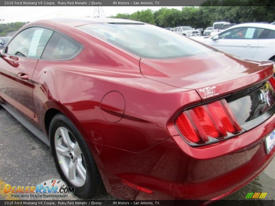 2016 Ford Mustang V6 Coupe Ruby Red Metallic / Ebony Photo #4