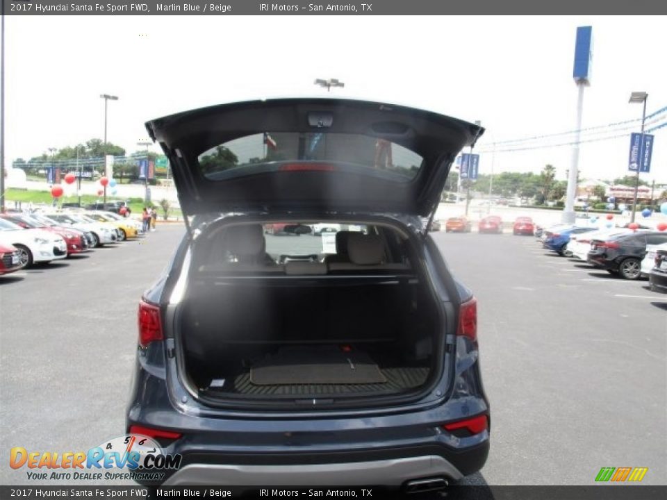 2017 Hyundai Santa Fe Sport FWD Marlin Blue / Beige Photo #5