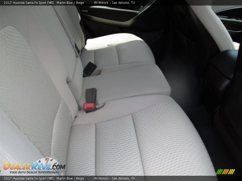 2017 Hyundai Santa Fe Sport FWD Marlin Blue / Beige Photo #13