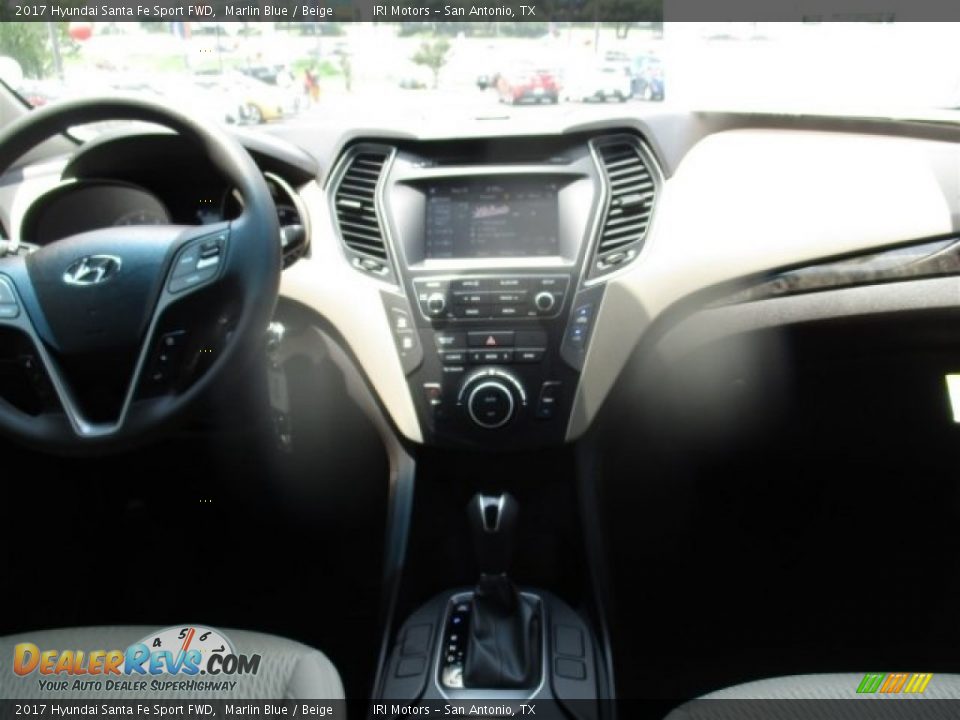 2017 Hyundai Santa Fe Sport FWD Marlin Blue / Beige Photo #14