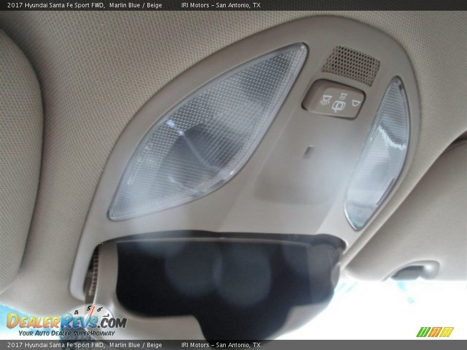 2017 Hyundai Santa Fe Sport FWD Marlin Blue / Beige Photo #15