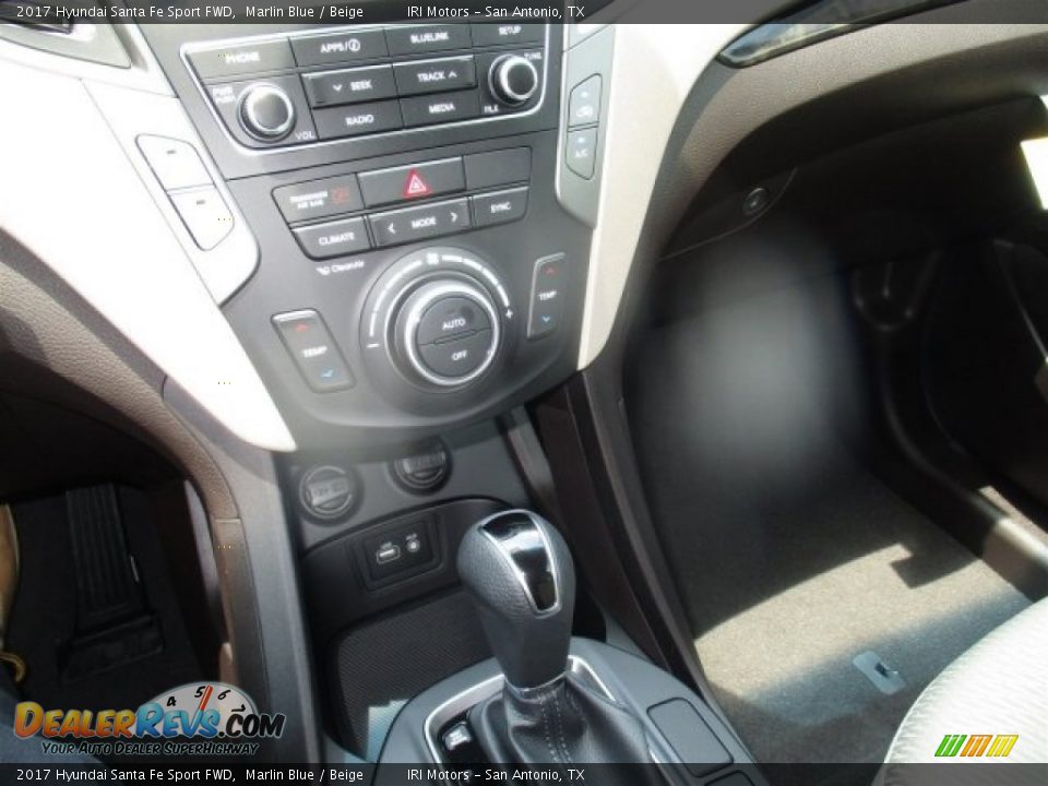 2017 Hyundai Santa Fe Sport FWD Marlin Blue / Beige Photo #19