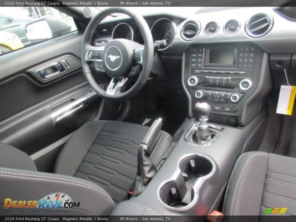 2016 Ford Mustang GT Coupe Magnetic Metallic / Ebony Photo #7