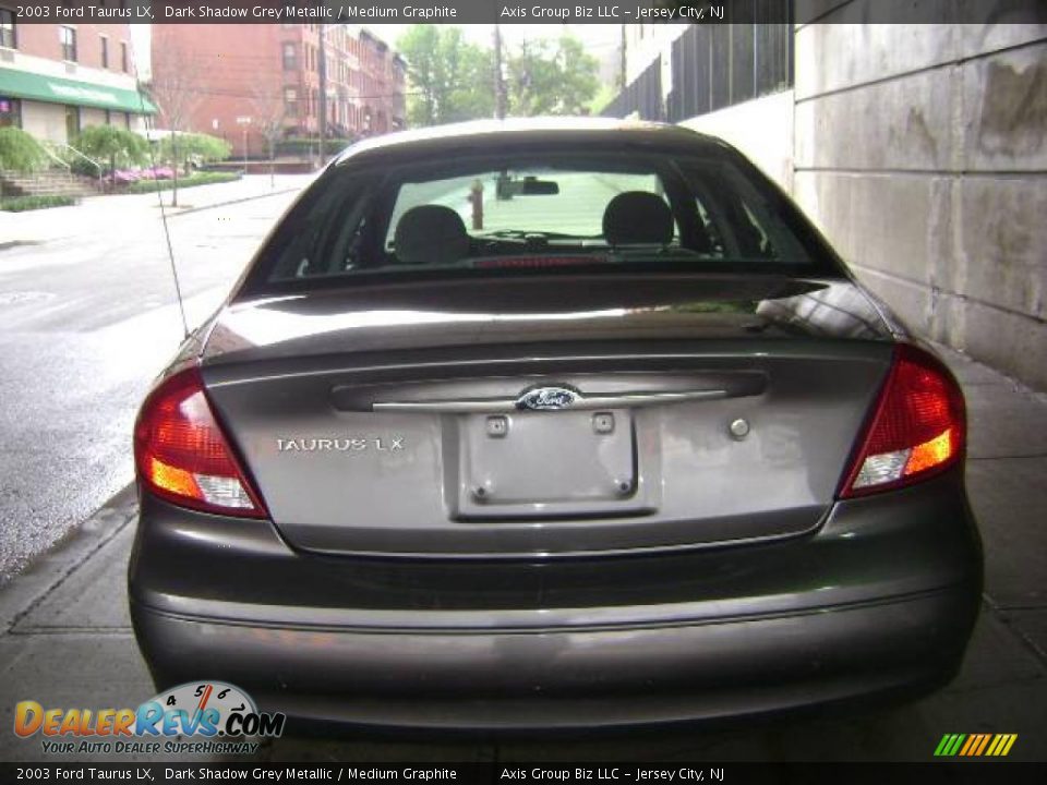 2003 Ford Taurus LX Dark Shadow Grey Metallic / Medium Graphite Photo #6