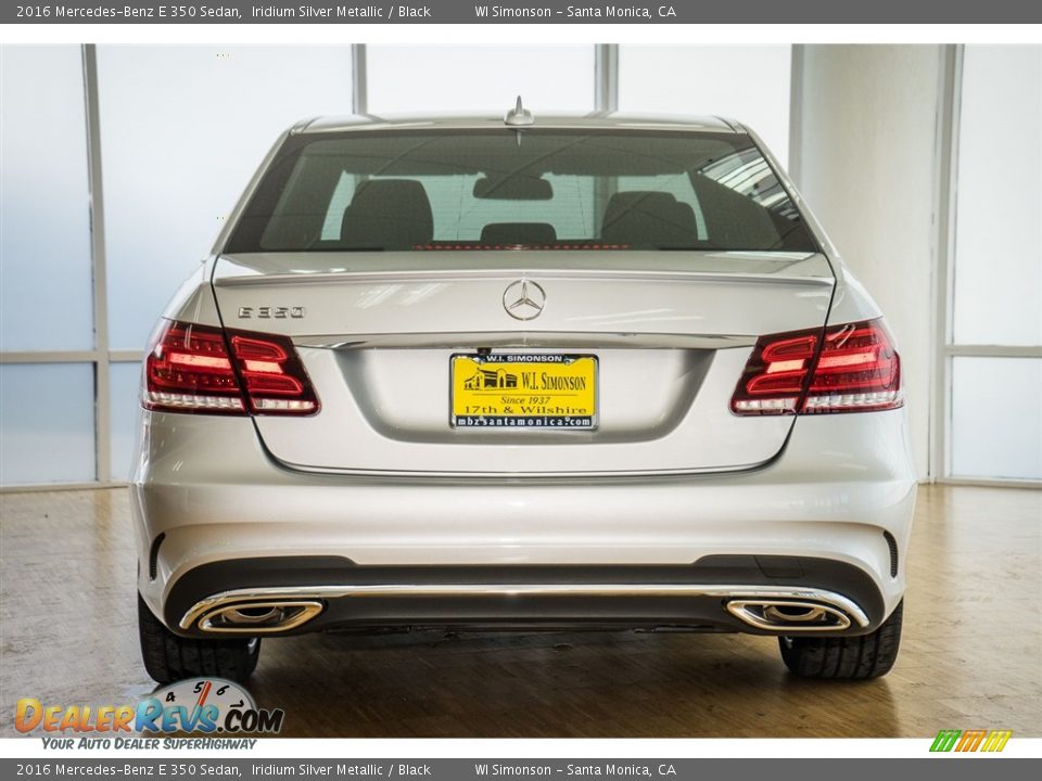 2016 Mercedes-Benz E 350 Sedan Iridium Silver Metallic / Black Photo #4