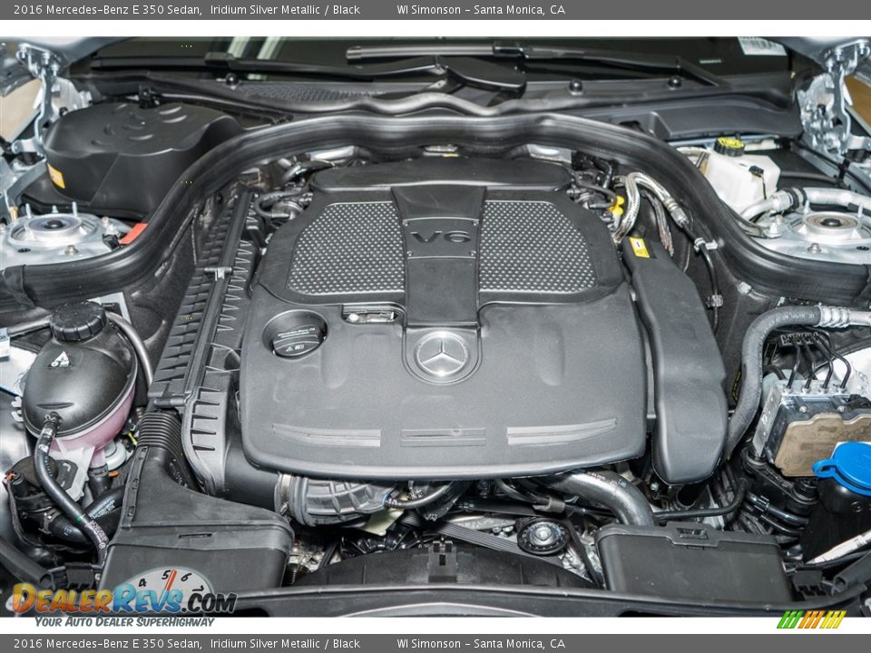 2016 Mercedes-Benz E 350 Sedan Iridium Silver Metallic / Black Photo #9
