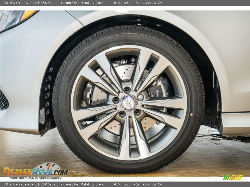 2016 Mercedes-Benz E 350 Sedan Iridium Silver Metallic / Black Photo #10