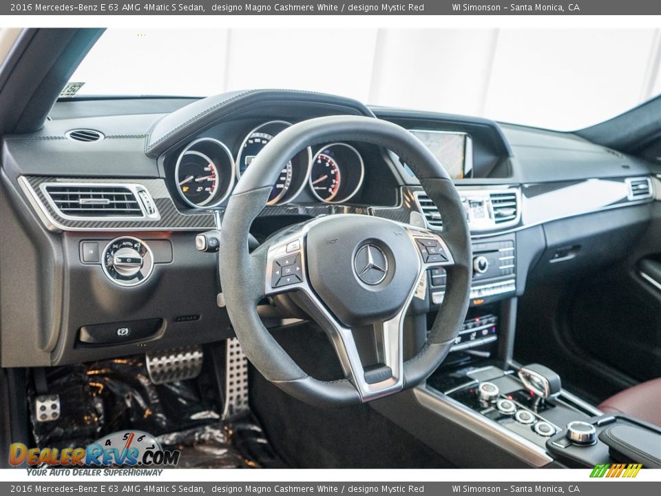 Dashboard of 2016 Mercedes-Benz E 63 AMG 4Matic S Sedan Photo #5