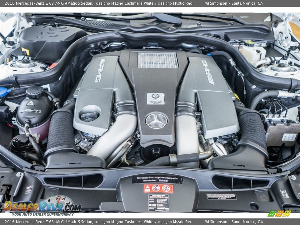 2016 Mercedes-Benz E 63 AMG 4Matic S Sedan 5.5 Liter AMG DI biturbo DOHC 32-Valve VVT V8 Engine Photo #9