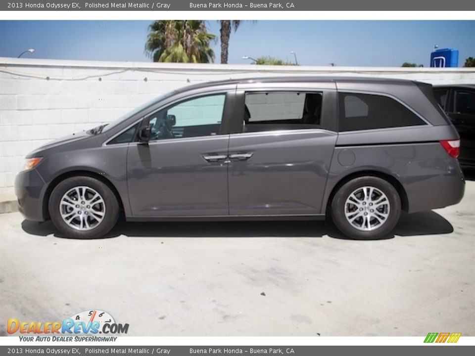 2013 Honda Odyssey EX Polished Metal Metallic / Gray Photo #10