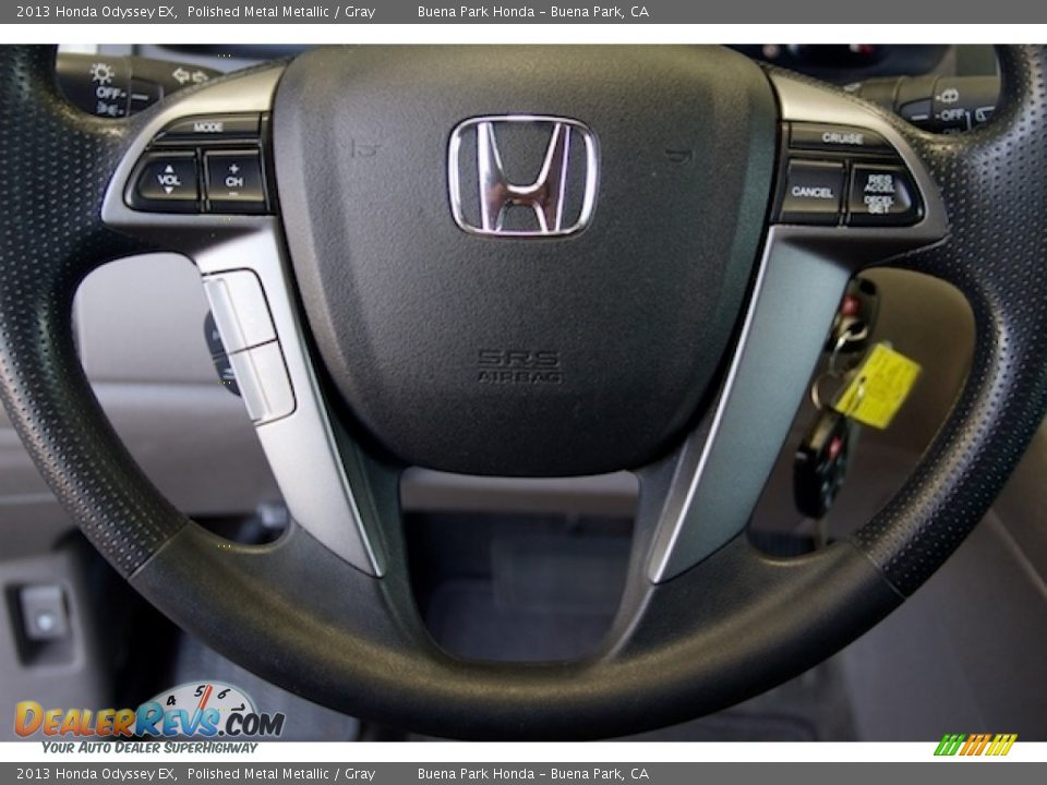 2013 Honda Odyssey EX Polished Metal Metallic / Gray Photo #11