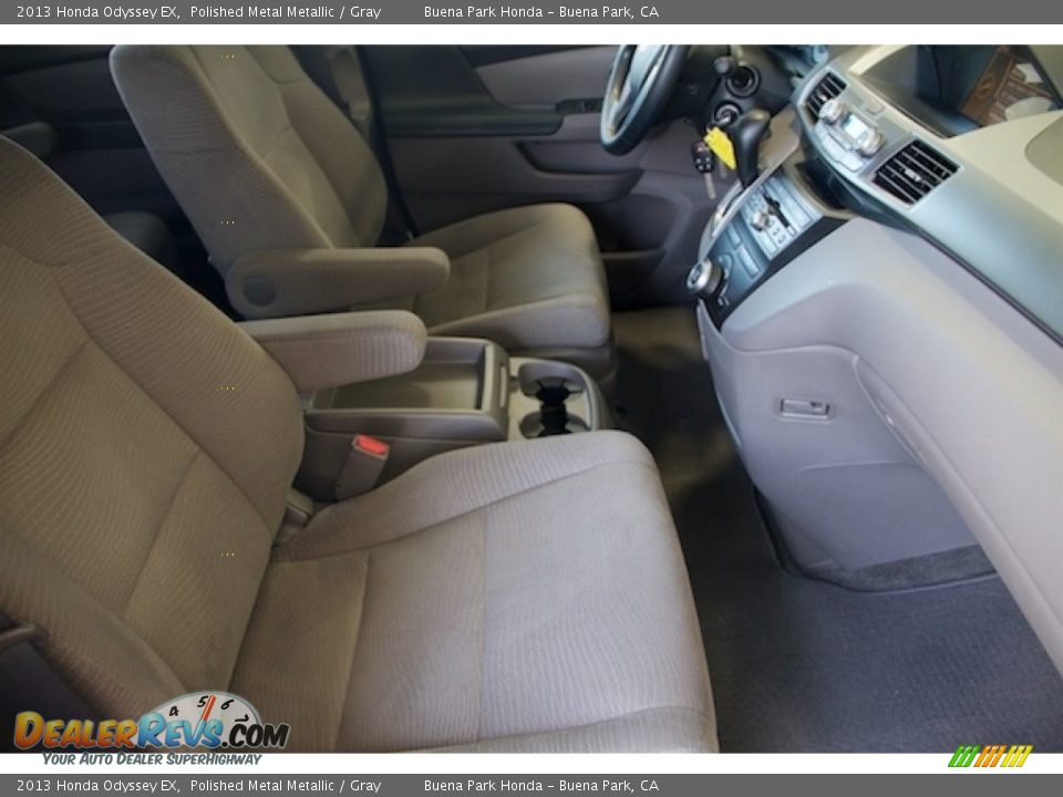2013 Honda Odyssey EX Polished Metal Metallic / Gray Photo #19