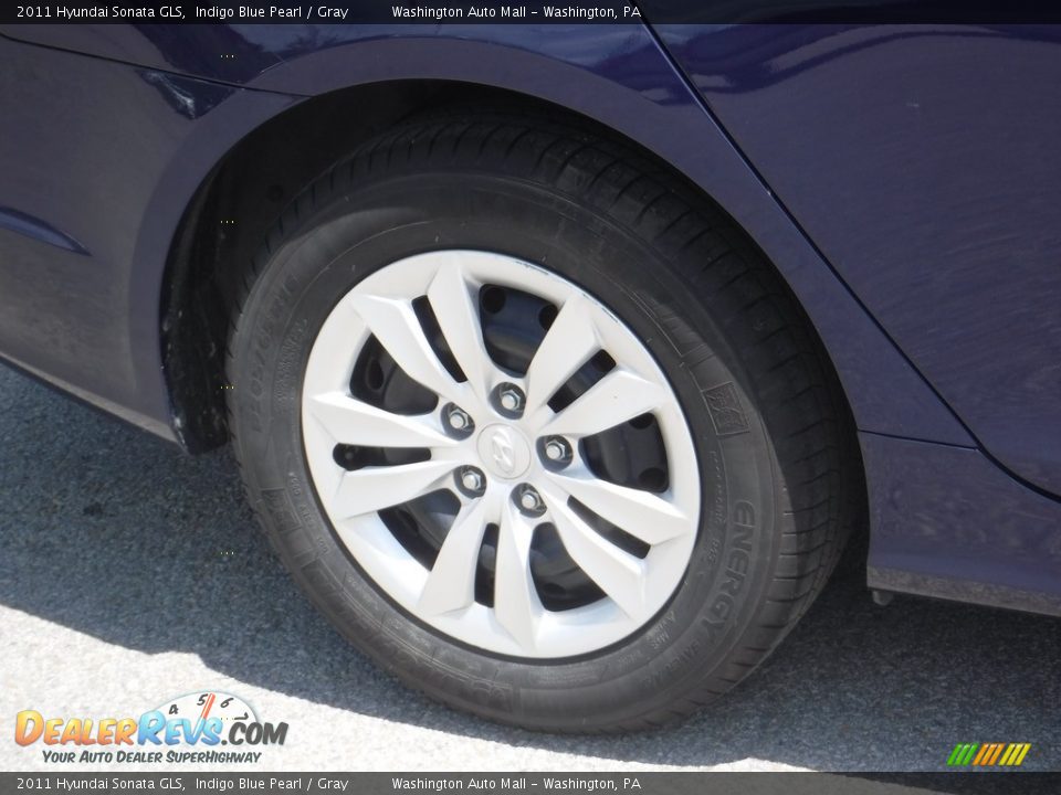 2011 Hyundai Sonata GLS Indigo Blue Pearl / Gray Photo #3