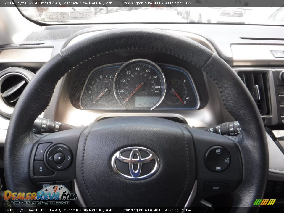 2014 Toyota RAV4 Limited AWD Magnetic Gray Metallic / Ash Photo #21
