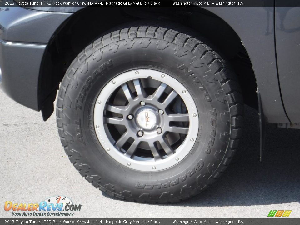 2013 Toyota Tundra TRD Rock Warrior CrewMax 4x4 Magnetic Gray Metallic / Black Photo #8