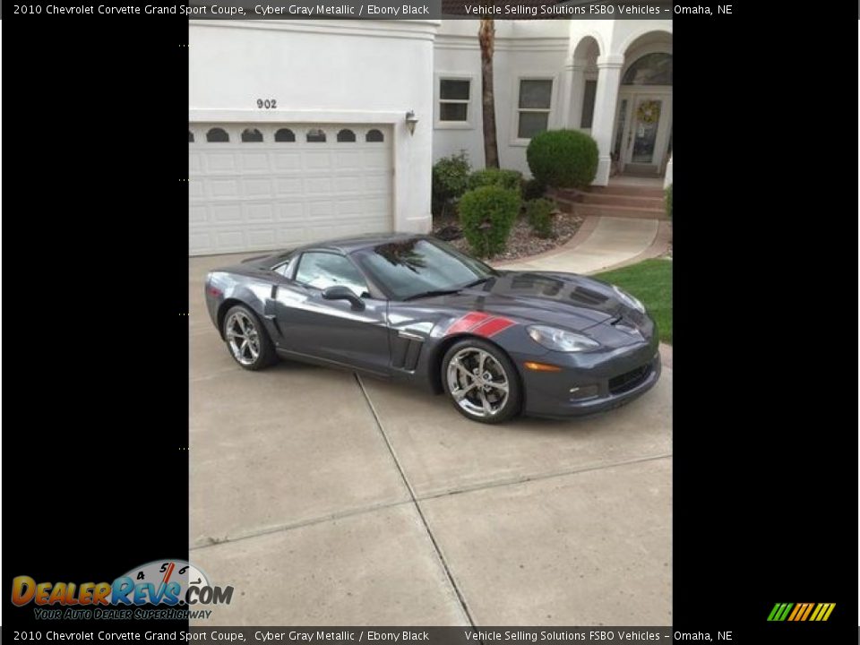 2010 Chevrolet Corvette Grand Sport Coupe Cyber Gray Metallic / Ebony Black Photo #1