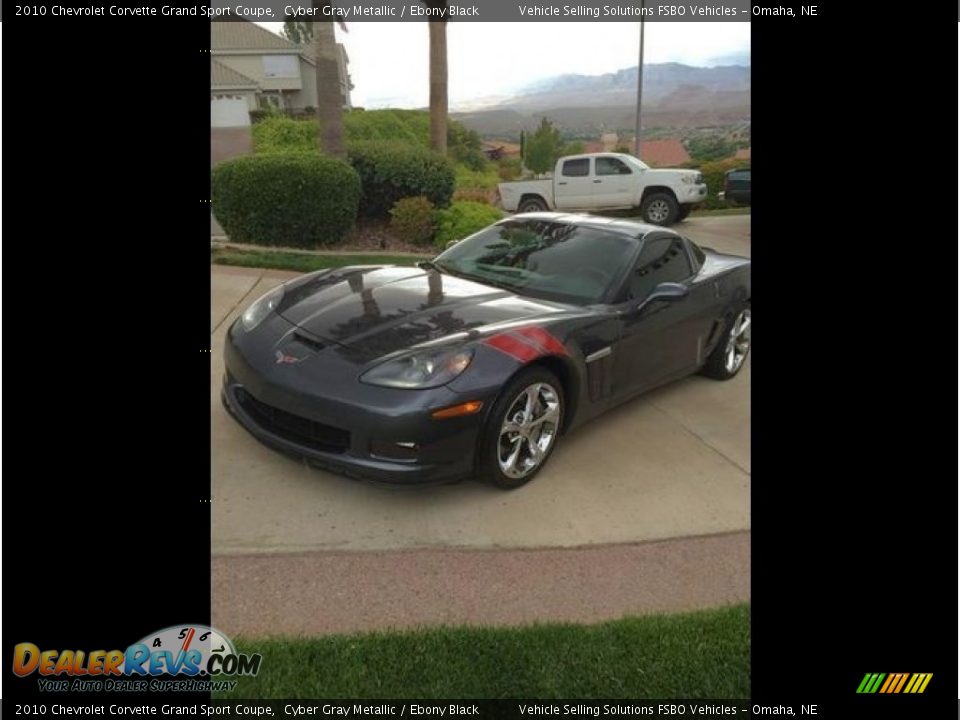 2010 Chevrolet Corvette Grand Sport Coupe Cyber Gray Metallic / Ebony Black Photo #2