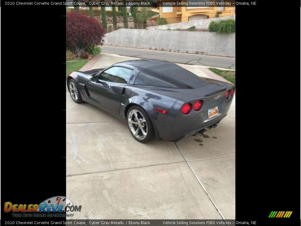 2010 Chevrolet Corvette Grand Sport Coupe Cyber Gray Metallic / Ebony Black Photo #3