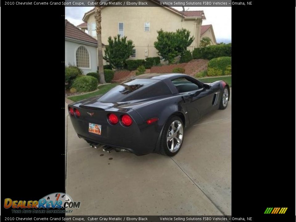 2010 Chevrolet Corvette Grand Sport Coupe Cyber Gray Metallic / Ebony Black Photo #5