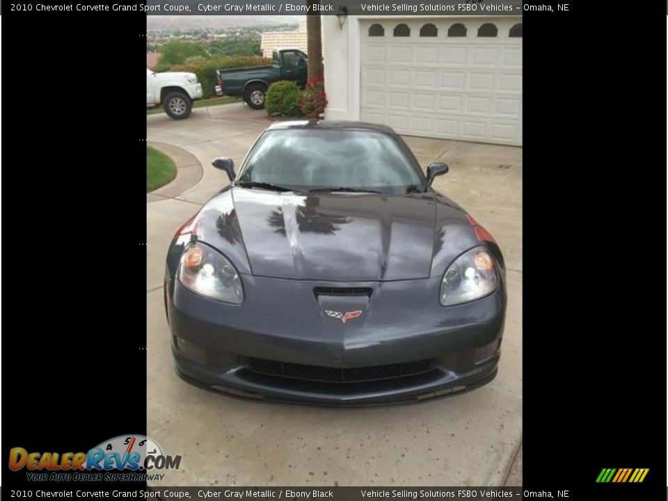 2010 Chevrolet Corvette Grand Sport Coupe Cyber Gray Metallic / Ebony Black Photo #6